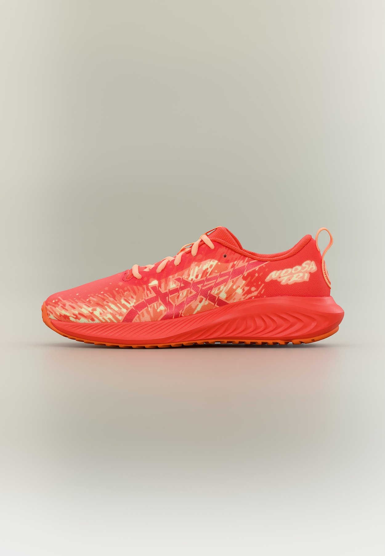 ASICS GEL-NOOSA TRI 16 GS UNISEX - Zapatillas running asfalto - cherry tomato/energy orange
