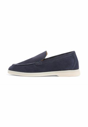 Loafers - blue suede