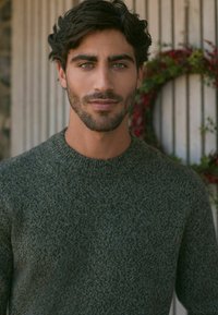 Next LONG SLEEVE - Jersey de punto - mottled green