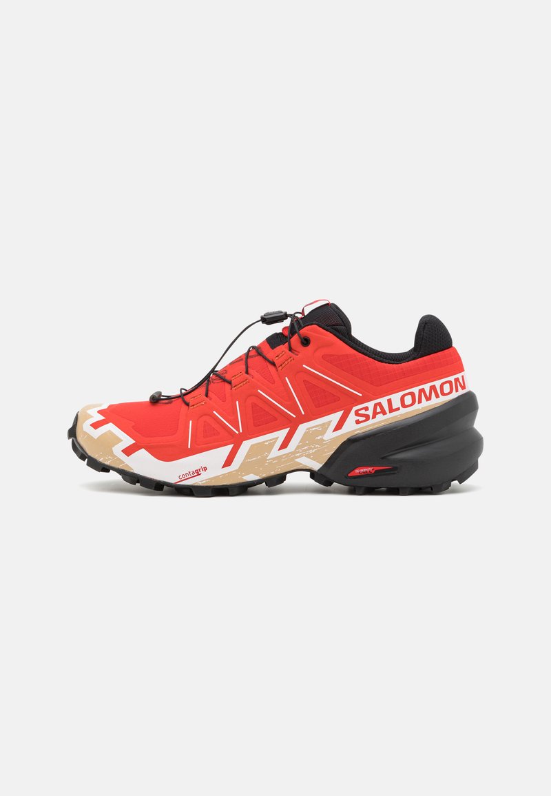Salomon SPEEDCROSS 6 - Sapatilhas de trail running - fiery red/black/safari