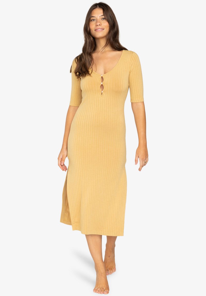 Billabong Gebreide jurk zandkleur