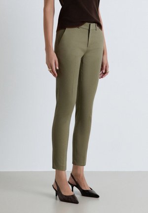 Calliope, PANTALONE LUNGO TINTA UNITA - Chinos - verde kaki