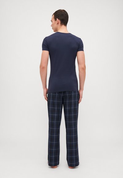 Emporio Armani V NECK 2 PACK - Spodné tričko - white/dark blue