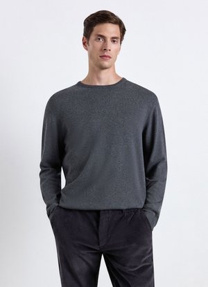 Calliope, MAGLIA TINTA UNITA - Maglione - grigio medio melange