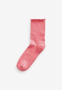 Next FRILL TOP CUSHION SOLE ANKLE SOCKS 4 PACK STANDARD - Čarape - pink purple blue