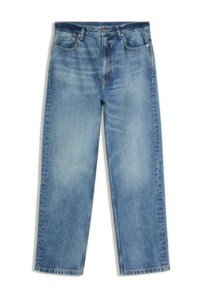 Bershka, STRAIGHT WIDE JEANS - Jean droit - light blue