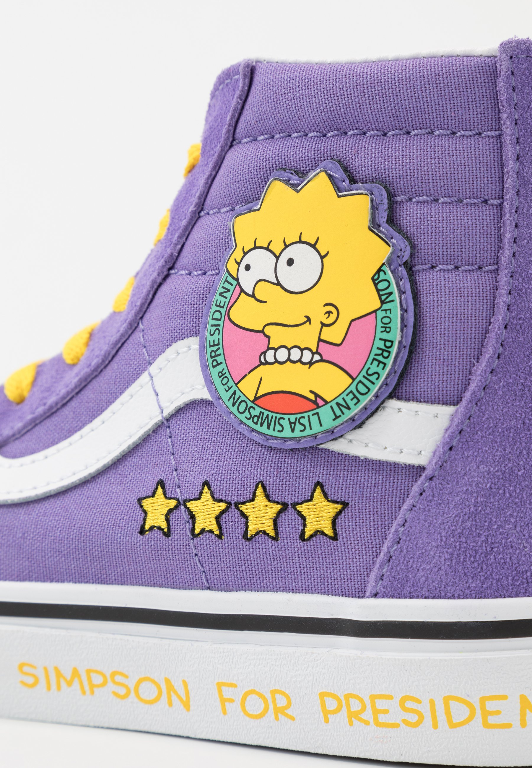 purple simpson vans
