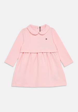 Tommy Hilfiger, ESSENTIAL TERRY LONG SLEEVE DRESS - Vestido informal - duchess pink