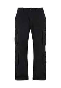 DOUBLE - Cargobukser - black