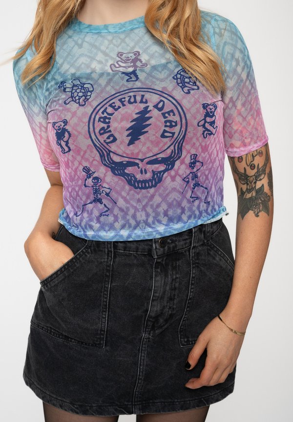 GRATEFUL DEAD EGYPTIAN GRADIENT CROP - Print T-shirt3