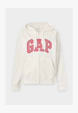 GAP, HERITAGE - Φούτερ με φερμουάρ - red