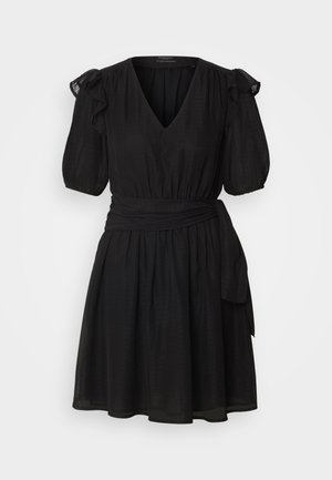 Scotch & Soda, RUFFLED MINI DRESS - Cocktail φόρεμα / Φόρεμα για πάρτι - evening black