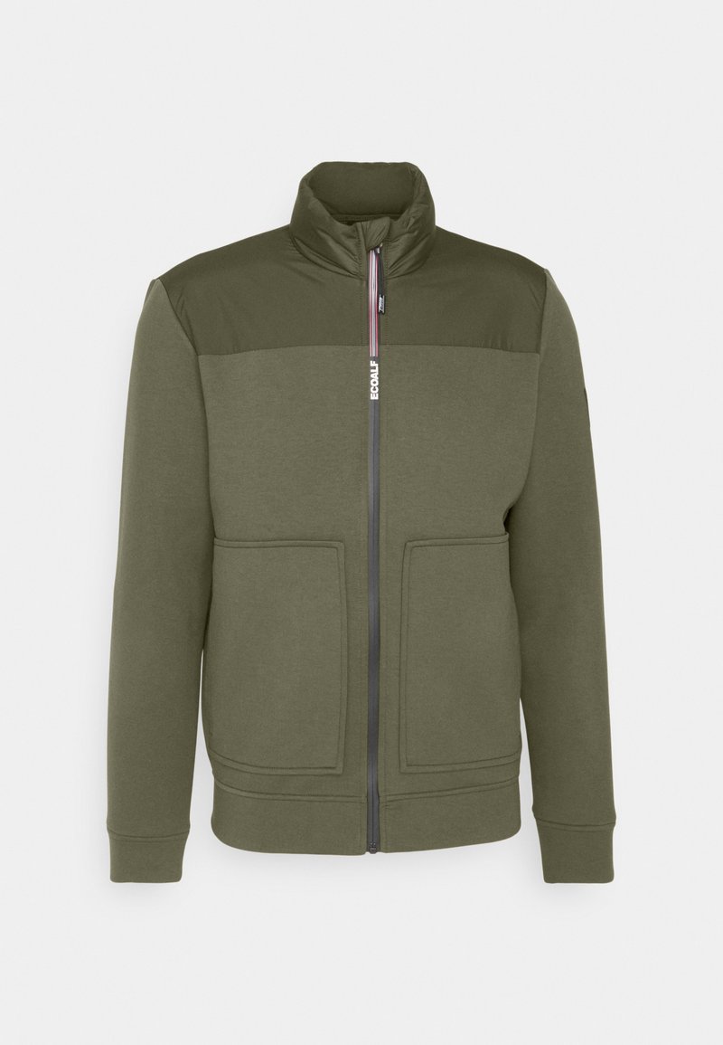 Ecoalf Sweater met rits donkergroen Ecoalf Sweater met rits donkergroen