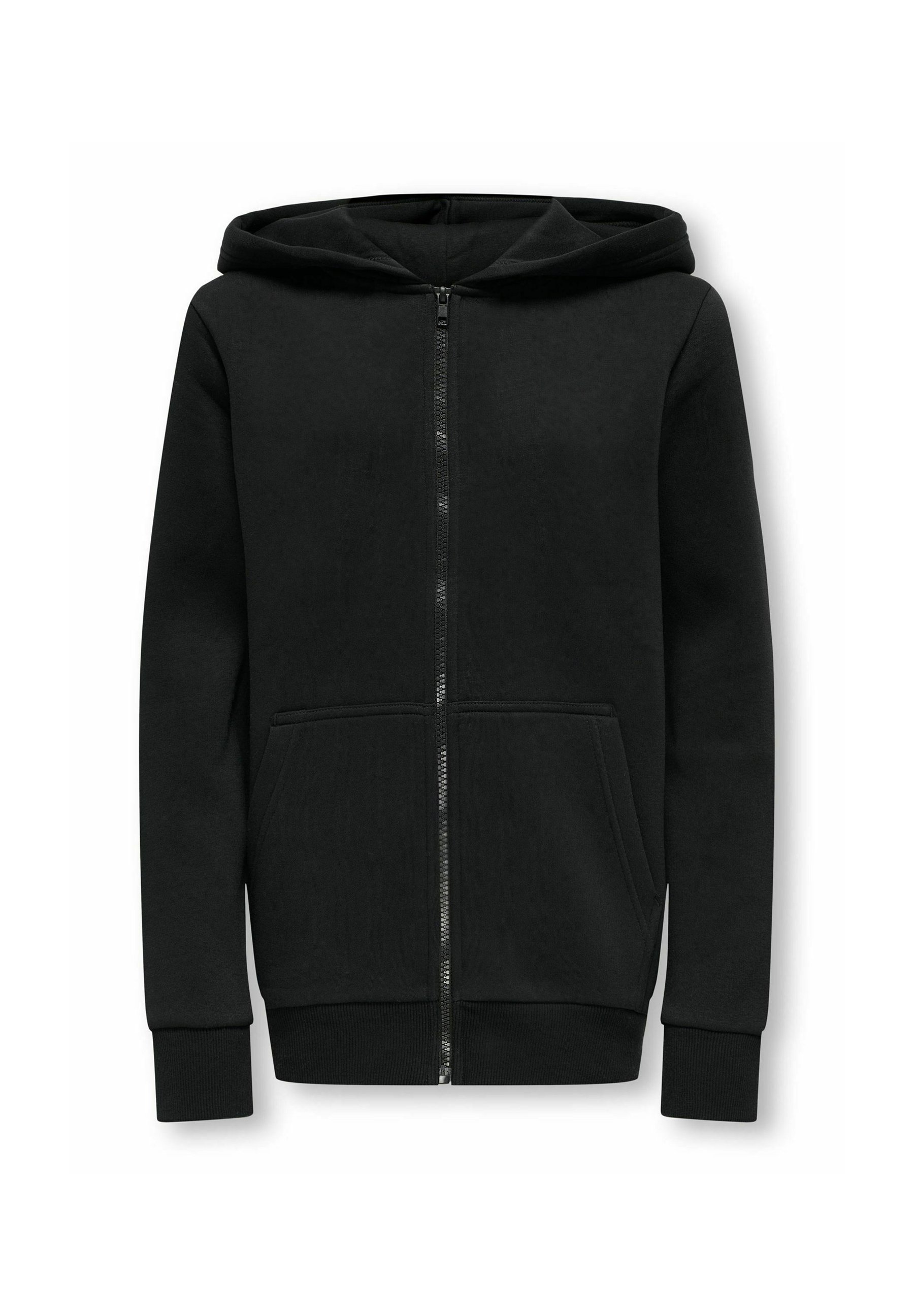 ONLY SONS junior Zip-up sweatshirt black