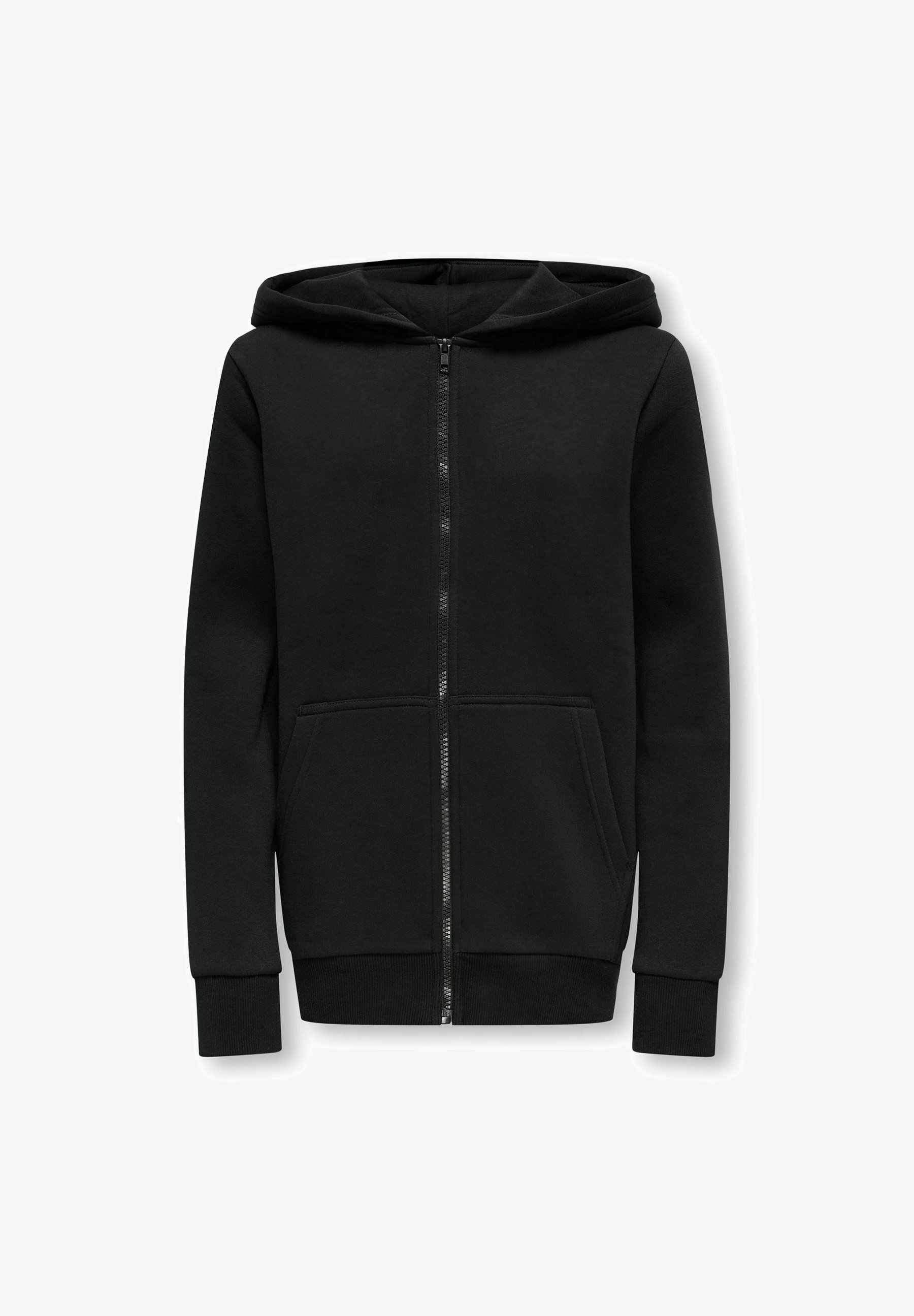 ONLY SONS junior Zip-up sweatshirt black1