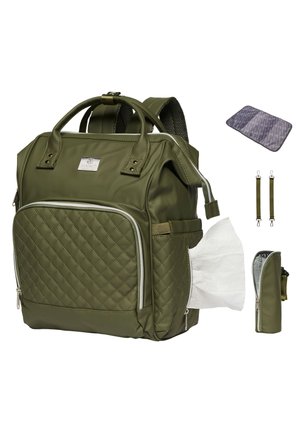 DIAPERBAG MIMMTI NURSING - Tasker - olijfgroen