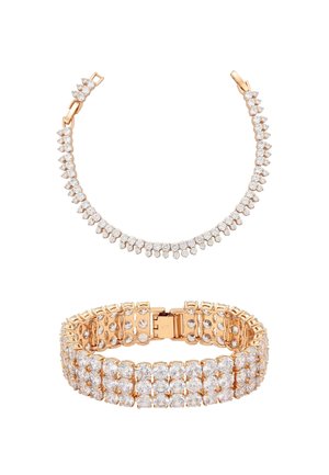 SET - Armbånd - rose gold white