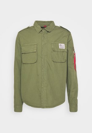 Alpha Industries, URBAN MILITARY SHIRT - Cămașă - dark olive