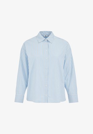 WE Fashion, CURVE - Nööpidega pluus - light blue