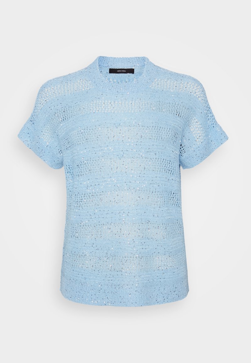 Vero Moda Curve T-shirt print blauw