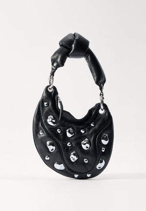 PUFFER CLOUD MEDIUM - Sac à main - black/chrome