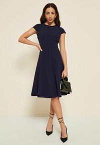 Friends Like These FIT AND FLARE CAP SLEEVE TAILORED - Denní šaty - navy