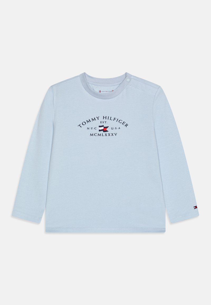 Tommy Hilfiger ESSENTIAL PRINTED TEE UNISEX - Hosszú ujjú felső - breezy blue