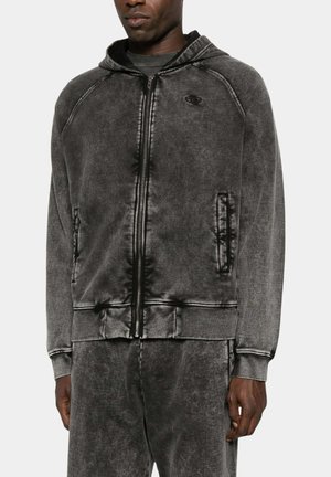 DÉLAVÉ - Sweat zippé - gris