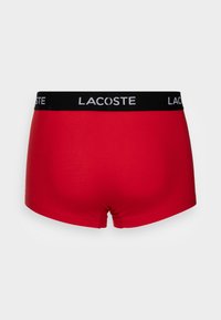 Lacoste 3 PACK - Ozke boksarice - black/grey/red