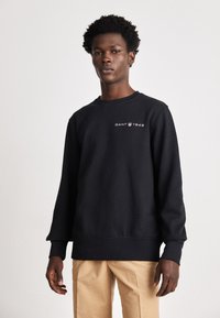 GANT - GRAPHIC C-NECK - Sudadera - black Imagen en miniatura 1