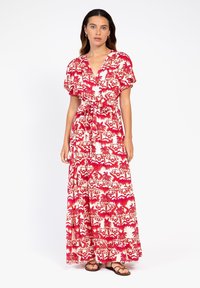 AN'GE ORLENA - Robe longue - palmita fushia