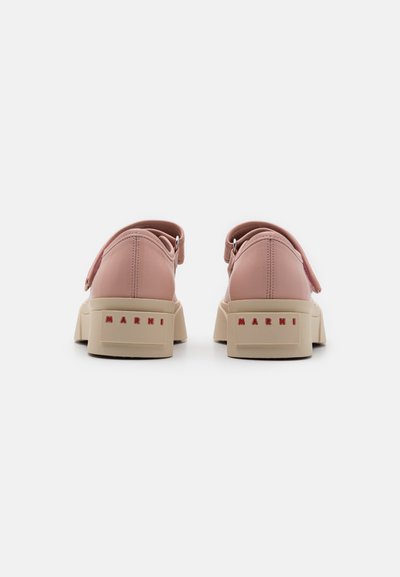 Marni MARY JANE - Ankle strap ballet pumps - antique rose