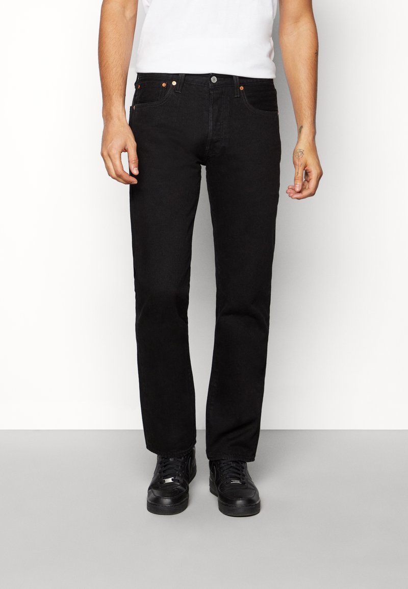Levi's® 501® LEVI'S ORIGINAL UNISEX Jeans Straight Leg selvedge black/black denim Zalando.at