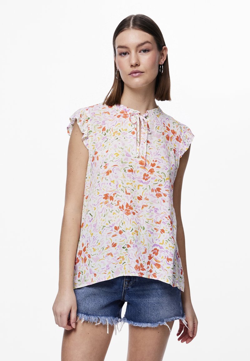 Pieces PCARINE - T-shirts print - cloud dancer