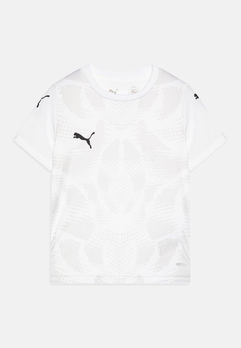 Puma - TEAMULTIMATE JR UNISEX - Sport T-Shirt - white/black, Vergrößern