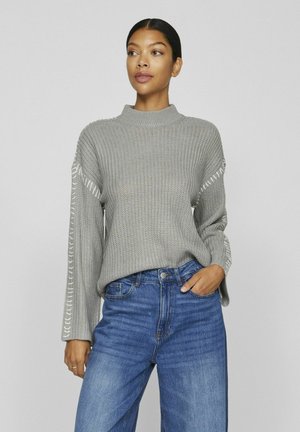 Pullover - light grey melange