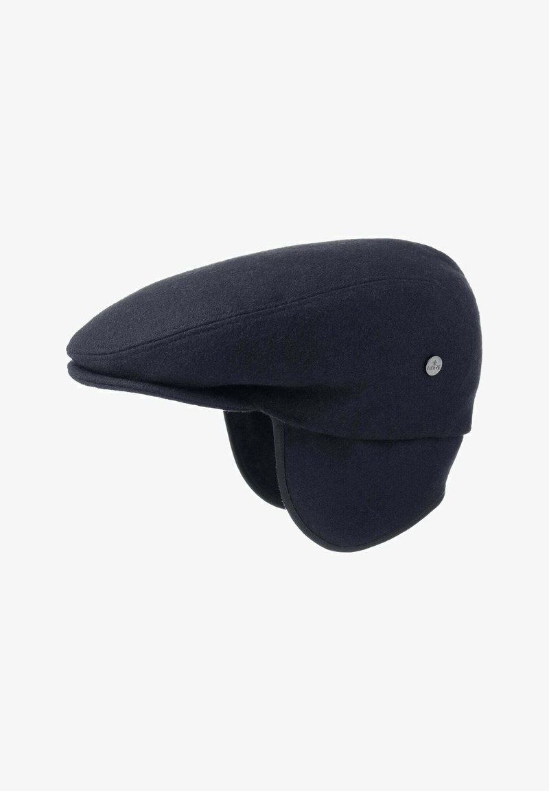 Lierys TEFLON FLAT MIT OHRENKLAPPEN - Beanie - blau