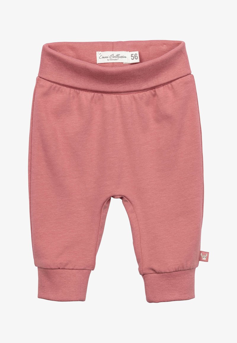 Pantalon bébé rose doux avec taille et poignets élastiques, taille 56, étiqueté "Emmi Collection by Sterntaler."