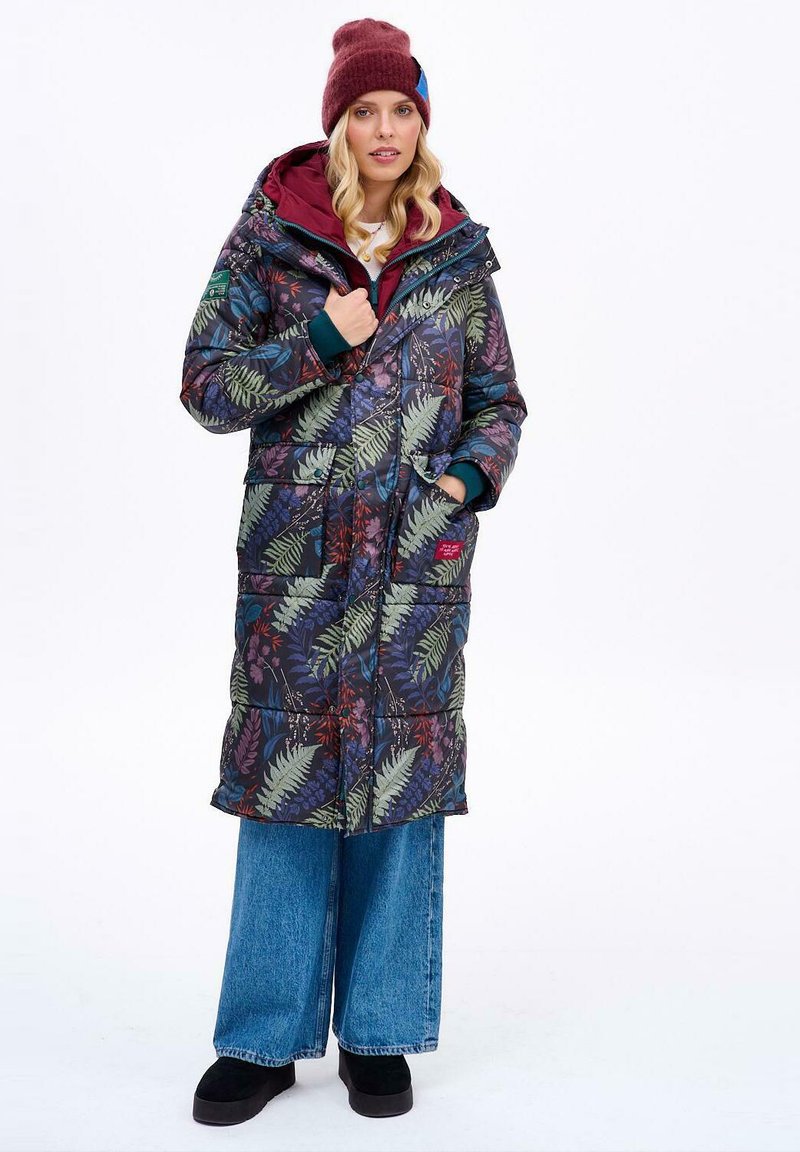 NAOKO Zimní kabát - multi-coloured