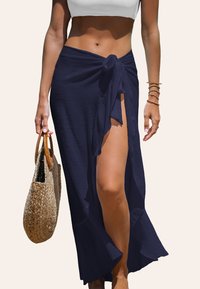 Cupshe SELF SIDE MIDI  - Accessorio da spiaggia - dark blue