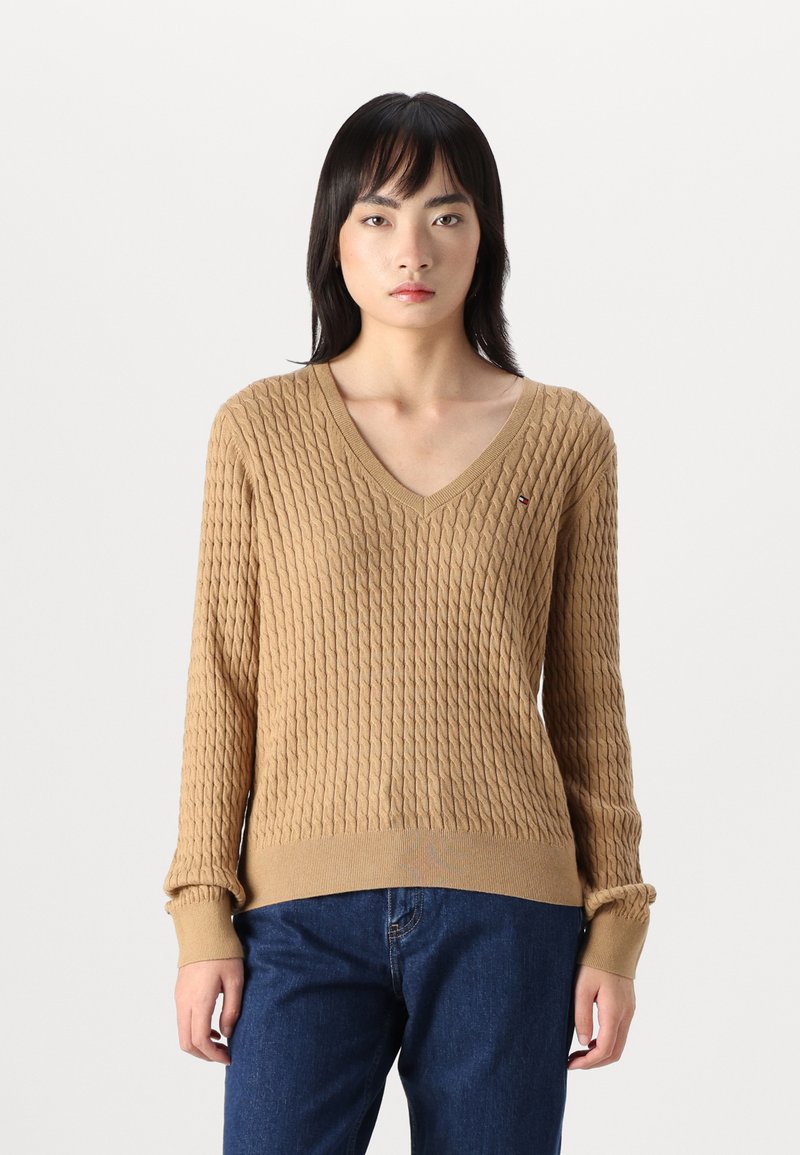 Tommy Hilfiger - CABLE - Jumper - safari, Enlarge