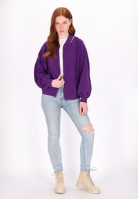 DreiMaster Bomber bunda - dunkellila
