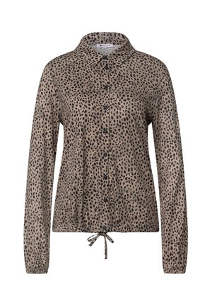 Street One, LANGARM SHIRT MIT KRAGEN UND KNOPFLEISTE - Chemisier - black