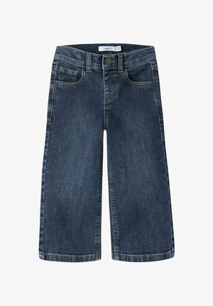 Name it, JEANS WIDE FIT - Relaxed fit jeans - dark blue denim