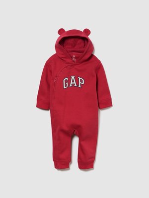 BABY ARCH LOGO HOODIE ONE-PIECE - Jumpsuit - modern red