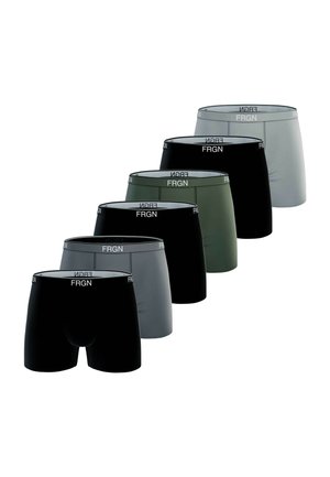 6 PACK  - Boxers - kaki gris clair noir