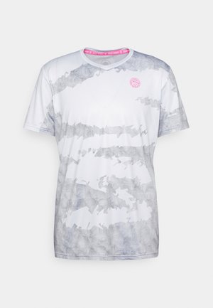 KOVU TECH TEE - T-shirt con stampa - white/grey