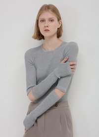 Calliope CUT OUT  - Langarmshirt - gris