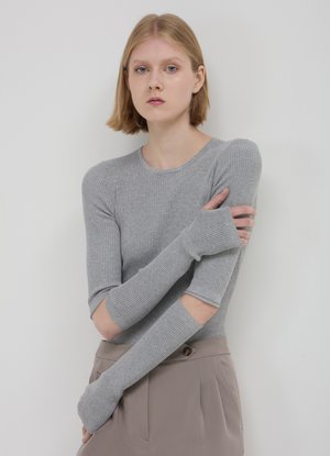 Calliope CUT OUT  - Langarmshirt - gris