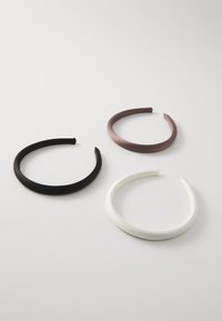 PCRASMINA HAIRBAND 3 PACK - Pripomoček za oblikovanje las - black/brown/white